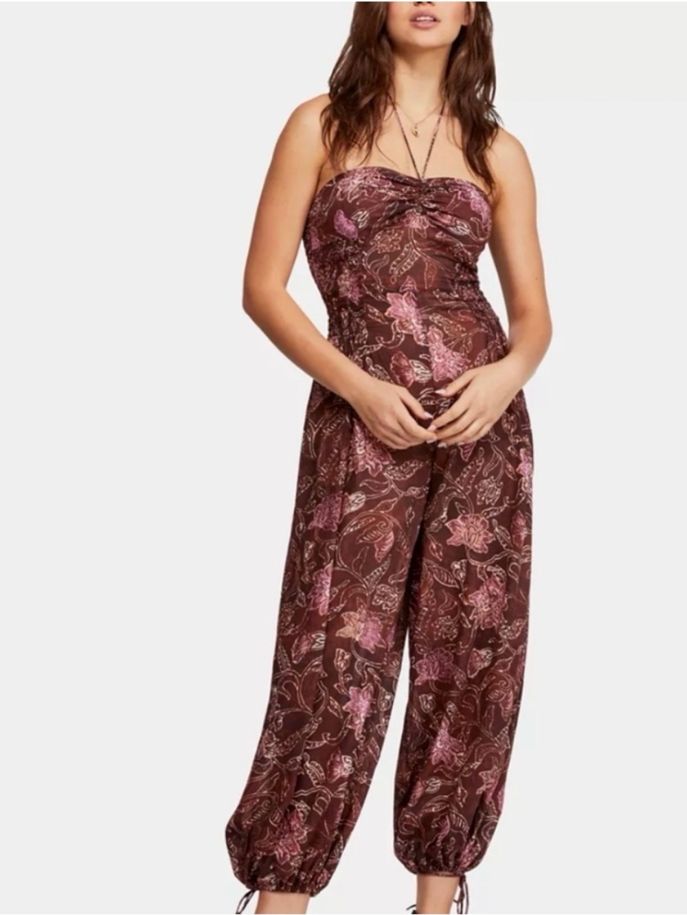 Free People Iris Boho Wide-Leg Jumpsuit